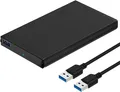 Produktbild: SABRENT Aluminium Festplattengehäuse 2,5 Zoll SSD HDD SATA zu USB 3.2x1 Gehäuse