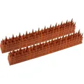 Produktbild: ChiliTec Taubenabwehr Spikes 10er Set Kunststoff, 400x42x36mm, Ziegelrot