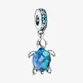 Produktbild: PANDORA Charm Anhänger Sterlingsilber Murano Glas Meeresschildkröte 798939C01