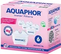 Produktbild: AQUAPHOR MAXPHOR+ MG Filterkartusche Trinkwasserfilter 6er Pack mit AQUALEN und Magnesium + für Tischwasserfilter