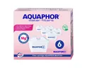 Produktbild: AQUAPHOR Kalk- und Wasserfilter MAXFOR+ mit Magnesium, Pack 6 - gegen Kalk, Chlor & weitere Stoffe, Zubehör für AQUAPHOR Modellen Onyx und Jasper als auch Amethyst sowie mit vielen weiteren Tischwasserfiltern anderer Hersteller, AQUALEN Technologie. Bis zum 200 L. Kapazität., BPA frei