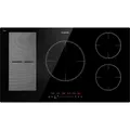 Produktbild: Klarstein Induktionskochfeld, Glaskeramik Kochfeld, Induktionskochfeld mit 5 Platten, Einbau-Induktionskochfeld mit Touch-Display, Digitalanzeige u... - Schwarz
