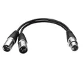 Produktbild: Mikrofon Stecker Kabel 3pin XLR to Dual 2 Stecker Splitter Kabel Adapter 0.3M