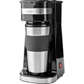 Produktbild: Nedis KACM300FBK Kaffeemaschine Schwarz, Silber