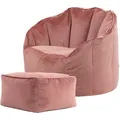 Produktbild: icon Sitzsack-Sessel, Pink, Textil, 180 L, 1-Sitzer, Zylindrisch, 77x64x74 cm, Hergestellt in Deutschland, Oeko-Tex® Standard 100, Wohnzimmer, Hocker, Sitzsäcke, XXL Sitzsäcke