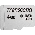 Produktbild: Transcend 4GB 300S - Speicherkarte microSDHC Class 10