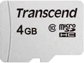 Produktbild: Transcend USD300S, microSDHC 95MB/s Class 10 Speicherkarte 4GB