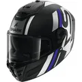 Produktbild: Shark Spartan RS Shawn Carbon Helm, schwarz-blau, Größe M für Männer