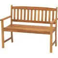 Produktbild: Acamp Gartenbank Woody | 110x56x86 cm | hochwertiges Akazienholz | FSC®-zertifiziert | Schutz vor Witterungseinflüssen dank Teaköl Finish | Premiumqualität, erstklassige Verarbeitung | hohe Stabilität
