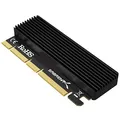 Produktbild: SABRENT PCIe m2 Adapter, NVMe PCIe X16/X8/X4 Card mit Kühlkörper, m.2 SSD Größen 2230/2242 / 2260/2280 (EC-PCIE)
