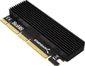 Produktbild: PCIe m2 Adapter, NVMe PCIe X16/X8/X4 Card mit Kühlkörper, m.2 SSD Größen 223
