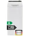 Produktbild: Haier Toplader Waschmaschine I Waschmaschine 40 cm breit mit 7kg Trommel, A-Effizienz, 1.400 U/Min. & Inverter-Motor I THASNQ476TM5-84 Waschmaschine schmal inkl. Wi-Fi, Dampffunktion & Mengenautomatik
