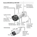 Produktbild: Indexa 26661 3MP WLAN-Überwachungskamera WR120B8 - Weiß