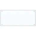 Produktbild: vidaXL Küchenrückwand Spritzschutz Fliesenspiegel Glasplatte Rückwand Herdspritzschutz Wandschutz Herd Küche Transparent 90x40cm Hartglas