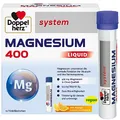 Produktbild: Doppelherz system MAGNESIUM 400 LIQUID – Magnesium unterstützt die normale Funktion der Muskeln und des Nervensystems – 10 Trinkfläschchen