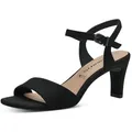 Produktbild: Tamaris Sandalette Trichterabsatz, Abendschuh mit verstellbarem Fesselriemchen schwarz 36 EU
