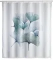 Produktbild: WENKO Duschvorhang Ginko Breite 180 cm, Höhe 200 cm, Polyester, waschbar