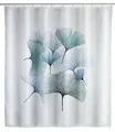 Produktbild: WENKO Duschvorhang Anti-Schimmel-Duschvorhang GINGKO, Polyester, Wenko Breite 200 cm, Mit modernem Motiv