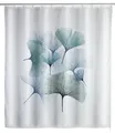 Produktbild: WENKO Duschvorhang Ginkgo Anti Schimmel antibakteriell wasserabweisend Polyester