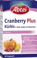 Produktbild: Abtei Cranberry Plus Kürbis hochdosiert Bindegewebe Immunsystem 30Kapseln