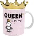 Produktbild: Sheepworld Tasse Kaffeetasse Kaffeebecher Teetasse Tasse 50cl Sheepworld Queen 48946, Material: Porzellan