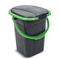 Produktbild: Reise WC Toilette Campingtoilette Eimertoilette Camping Eimer Schwarz Grün 19L