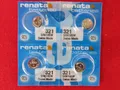 Produktbild: 4x Renata 321 SR616SW Uhrenbatterie Silberoxid im Blister