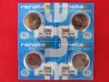 Produktbild: 4x Renata 390 SR 1130SW Uhrenbatterie Silberoxid im Blister