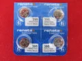 Produktbild: 4x Renata 395 SR 927SW Uhrenbatterie Silberoxid im Blister