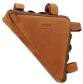 Produktbild: Gusti Fahrradtasche Leder - Rahmentasche Marshall T. Ledertasche Vintage Look Braun Fahrradzubehör