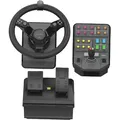 Produktbild: Logitech Heavy Equipment - G-Series - Lenkrad- und Pedale-Set - Schwarz
