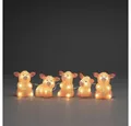 Produktbild: KONSTSMIDE LED-Lichterkette 6232-343 Acryl Schweine 5-er Set pink 40 ww LED