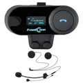 Produktbild: FreedConn Motorrad Intercom Bluetooth Headsets, T-COM SC 800M Motorradhelm Interphone Gegensprechanlage Kommunikationssysteme bis zu 3 Benutzer, LCD-Bildschirm, GPS, FM Radio.