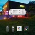 Produktbild: HEXIM 12-48V LED Controller & Fernbendienung - Smart Home & Phone Sprachsteuerung Alexa Google Assistant (modellabhängig) - 5 in 1 Controller - einfarbig RGB RGBW WW+CW RGB+CCT (VP 5CH - Controller)