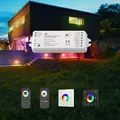 Produktbild: HEXIM 12-48V LED Controller & Fernbendienung - Smart Home & Phone Sprachsteuerung Alexa Google Assistant (modellabhängig) - 5 in 1 Controller - einfarbig RGB RGBW WW+CW RGB+CCT (VP 5CH - Controller)