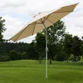 Produktbild: B-Ware Sonnenschirm Asti, Gartenschirm, Ø 2,7m neigbar Polyester/Alu creme-beige