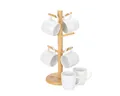 Produktbild: Cheffinger Küchenorganizer-Set Küchenständer aus Bambus, Tassenhalter & Brezelbaum, (1-tlg)