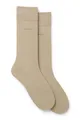Produktbild: BOSS Herren 2P RS Uni CC Zweierpack mittelhohe Socken aus Baumwoll-Mix Beige 43-46