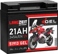 Produktbild: Langzeit Gel Motorradbatterie 51913 21Ah 12V