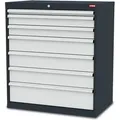 Produktbild: Schubladenschrank Aus Stabiler Stahlkonstruktion Und Kugelführung, 7 Verzinkte Schubladen, Werkstatt / Industrie / Büro, Maße: Bxtxh 900x575x1020 Mm, Werkstattschrank Mit Glatten Seitenwänden - Stier
