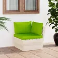 Produktbild: Garten-paletten-ecksofa Mit Kissen Imprägniertes Fichtenholz - Vidaxl