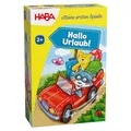 Produktbild: HABA Meine ersten Spiele – Hallo Urlaub! – Würfelspiel für Kinder ab 2 Jahren mit Waschbär & Auto – Fördert strategisches Denken – 2012210001
