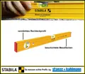Produktbild: STABILA Aluminium Wasserwaage 80 AS 20,30,40,60,80,100 od. 120cm stark verstärkt