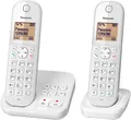 Produktbild: Panasonic KX-TGC422GW weiß, schnurloses Duo Telefon-gebraucht, sehr gut