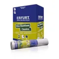 Produktbild: Erfurt Vlies-Rauhfaser CLASSICO Weiß Rauhfasertapete weisse Vliestapete mit Struktur 12 Rollen 15 x 0.53m