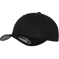 Produktbild: FLEXFIT 6 Panel Cap FX6277 Wooly Combed mit Gummizug Black L/XL