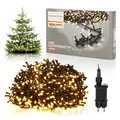 Produktbild: Nordstern LED Büschel Lichterkette Warmweiß 800 LEDs - Weihnachtsbaum Deko für Innen & Außen mit Stecker 16 m - Cluster Beleuchtung