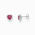 Produktbild: THOMAS SABO Ohrringe Ohrstecker 925 Silber Herz Rot H2315-013-10