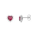 Produktbild: Thomas Sabo Ohrstecker Damen Romance Herz Rot Silber H2315-013-010