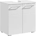 Produktbild: Xora Waschbeckenunterschrank, Weiß, Metall, 60x61x38 cm, Made in Germany, Typenauswahl, Badezimmer, Badezimmerschränke, Waschbeckenunterschränke